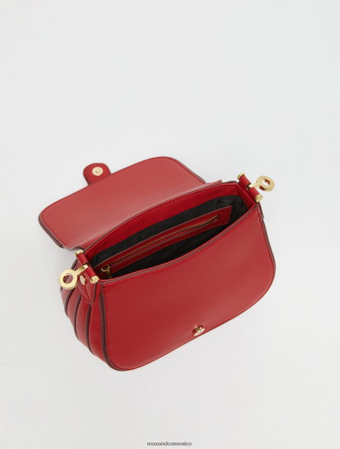 MAX&Co. mujer bolso con detalles de hebilla Z860B1023 accesorio rojo