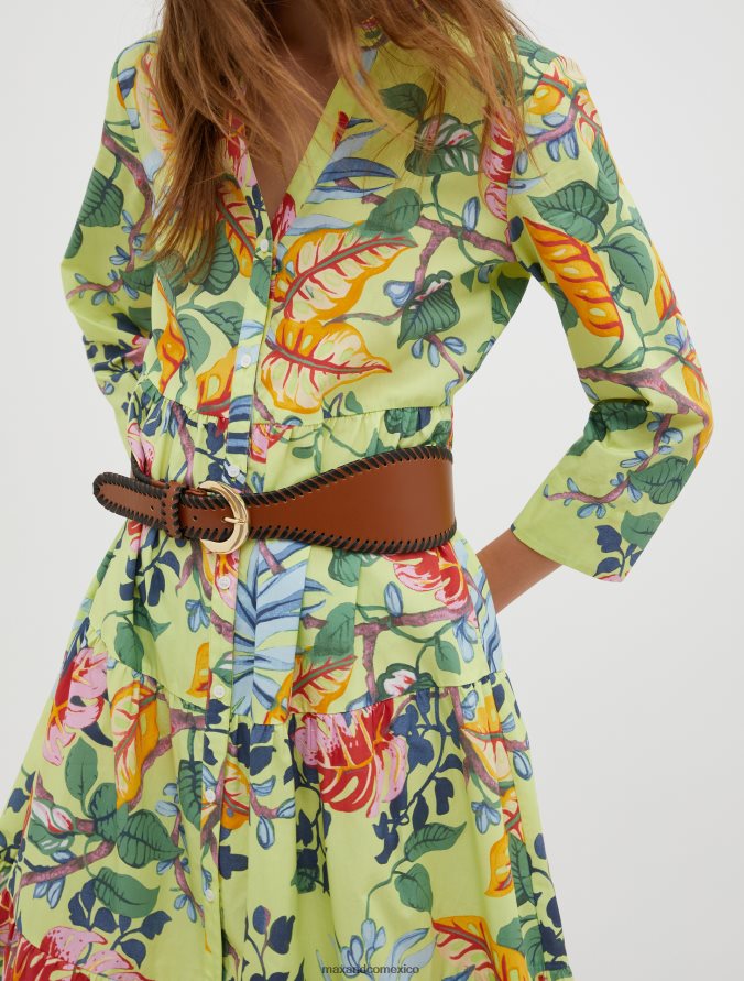 MAX&Co. mujer cinturón bordado Z860B1094 accesorio broncearse