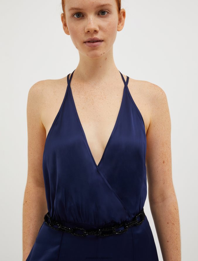 MAX&Co. mujer cinturón de cuentas Z860B1077 accesorio negro