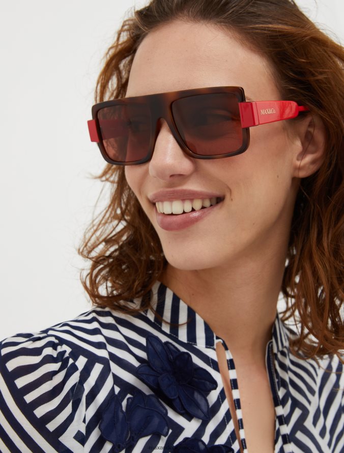 MAX&Co. mujer gafas de sol con bloques de color Z860B1035 accesorio marron oscuro