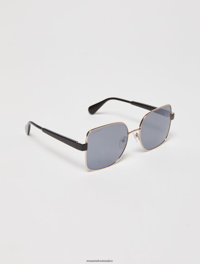MAX&Co. mujer gafas de sol cuadradas anchas Z860B1041 accesorio gris oscuro