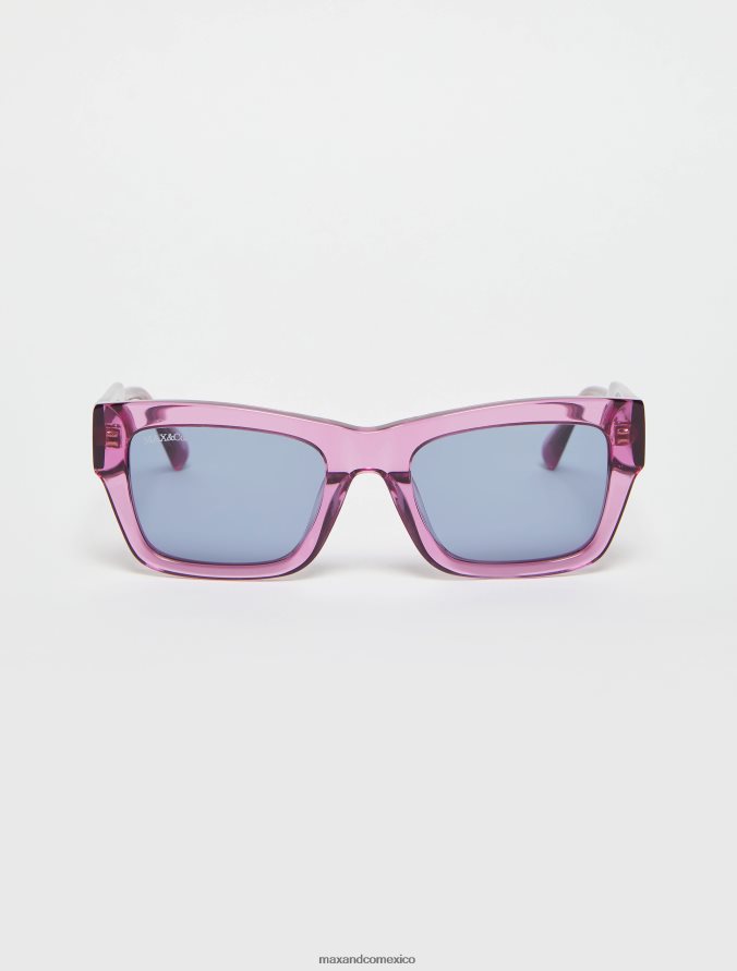 MAX&Co. mujer gafas rectangulares de acetato Z860B1061 accesorio rosa