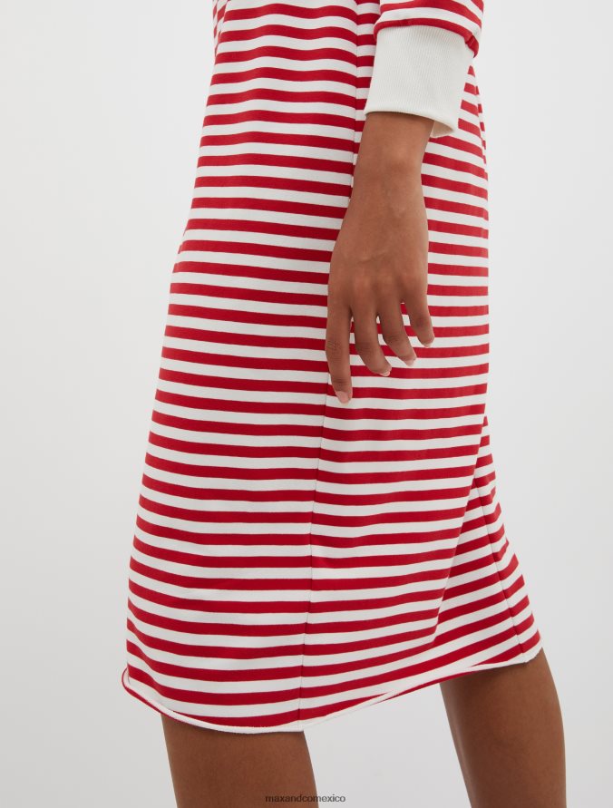 MAX&Co. mujer falda lápiz a rayas Z860B780 vestir rojo