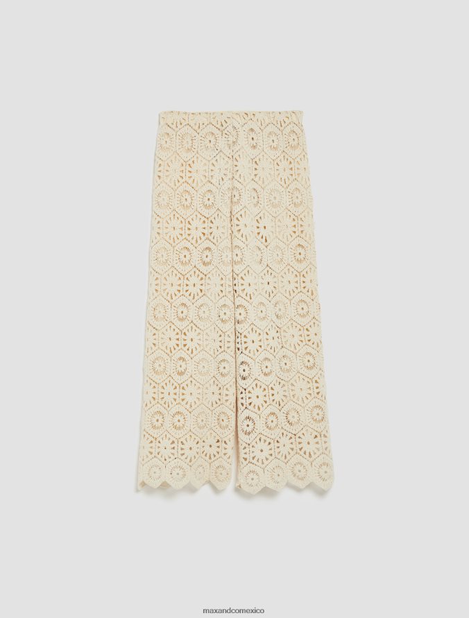 MAX&Co. mujer pantalones de punto de macramé Z860B731 vestir rosa vieja