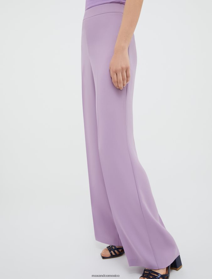 MAX&Co. mujer pantalones de raso envers Z860B240 vestir lila