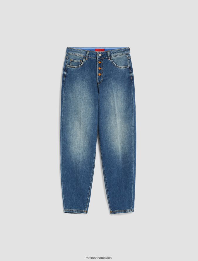 MAX&Co. mujer jeans con detalle de lazo Z860B722 vestir Azul marino