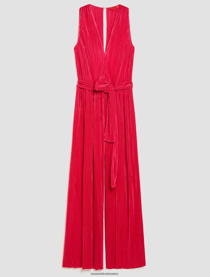 MAX&Co. mujer mono de punto microplisado Z860B157 vestir rojo