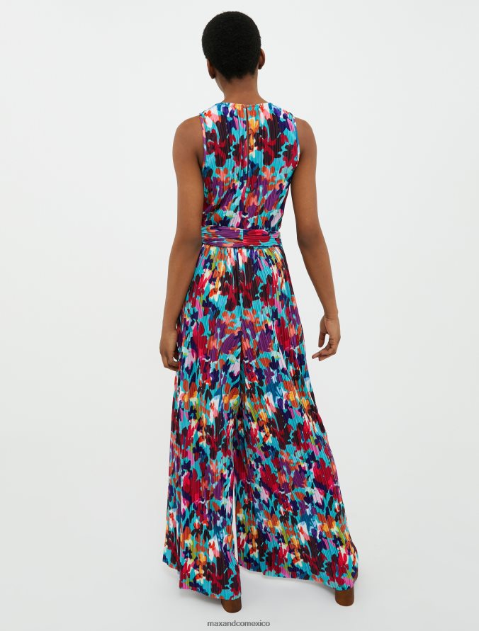 MAX&Co. mujer mono de punto microplisado Z860B158 vestir turquesa