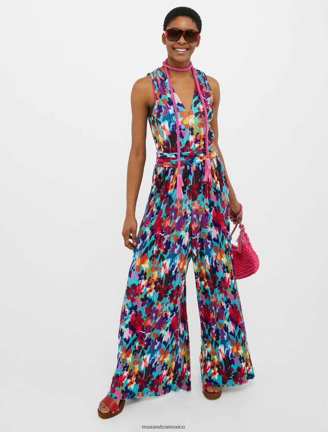 MAX&Co. mujer mono de punto microplisado Z860B158 vestir turquesa