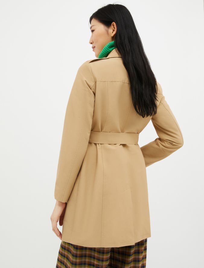 MAX&Co. mujer gabardina de algodón técnico Z860B820 vestir marrón