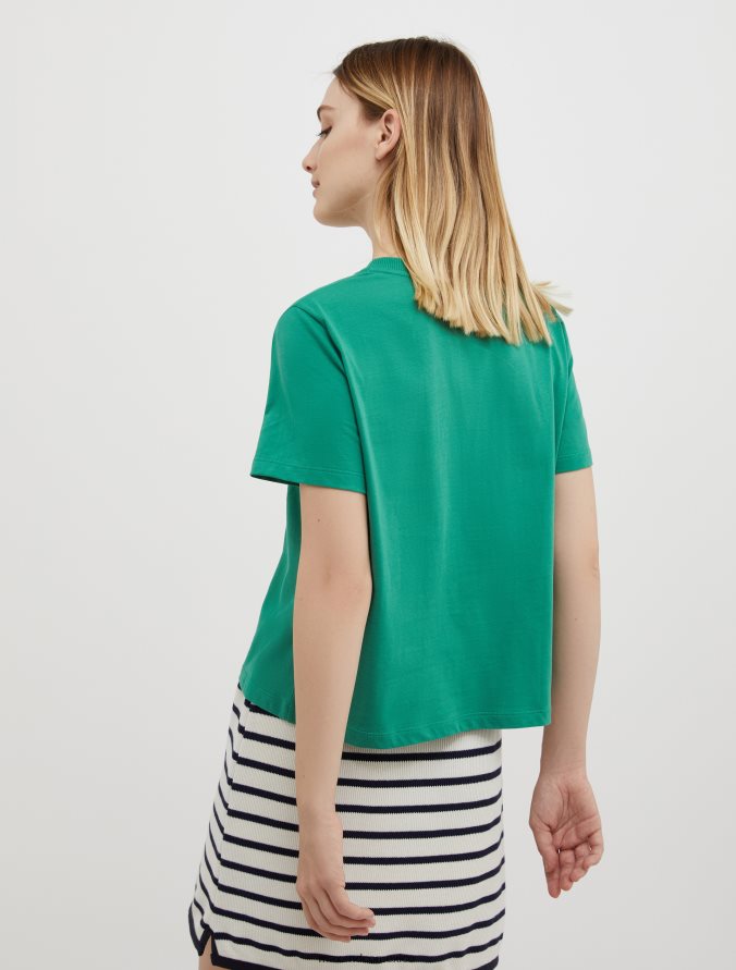 MAX&Co. mujer ¡dibujemos! camiseta cuadrada Z860B576 vestir azul claro