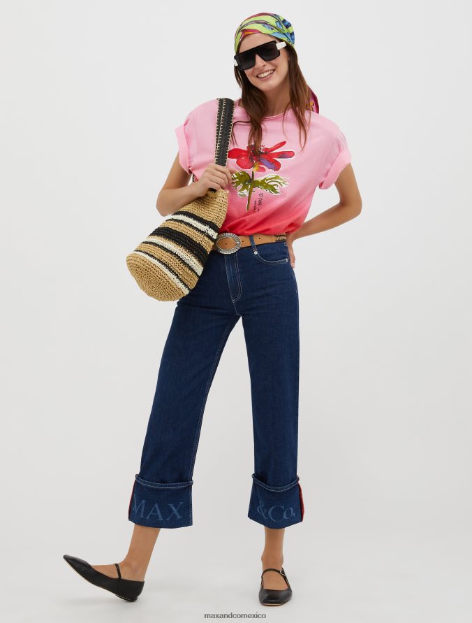 MAX&Co. mujer ¡dibujemos! camiseta degradada Z860B622 vestir rosa