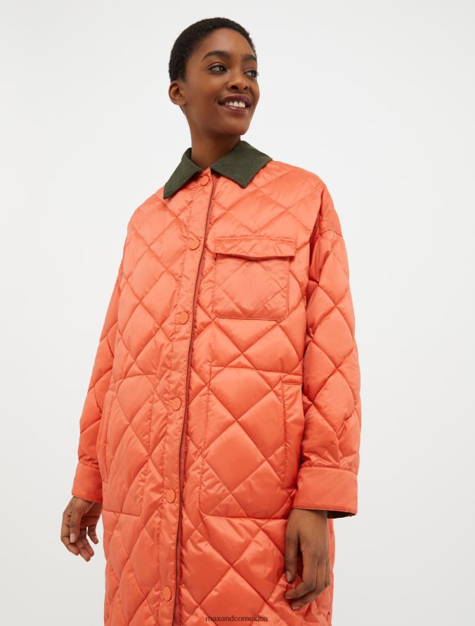 MAX&Co. mujer abrigo acolchado reversible Z860B918 vestir terracota
