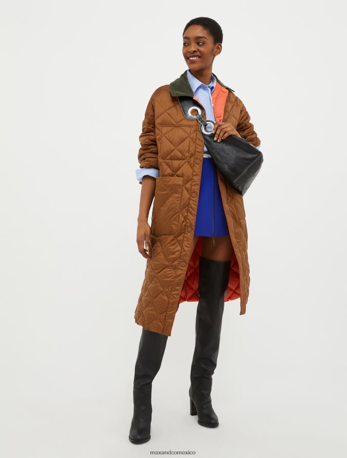 MAX&Co. mujer abrigo acolchado reversible Z860B918 vestir terracota