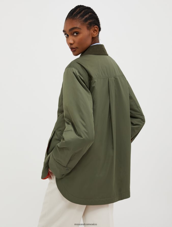 MAX&Co. mujer chaqueta acolchada Z860B916 vestir marrón barro