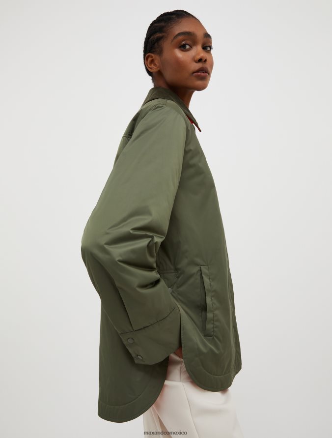 MAX&Co. mujer chaqueta acolchada Z860B916 vestir marrón barro