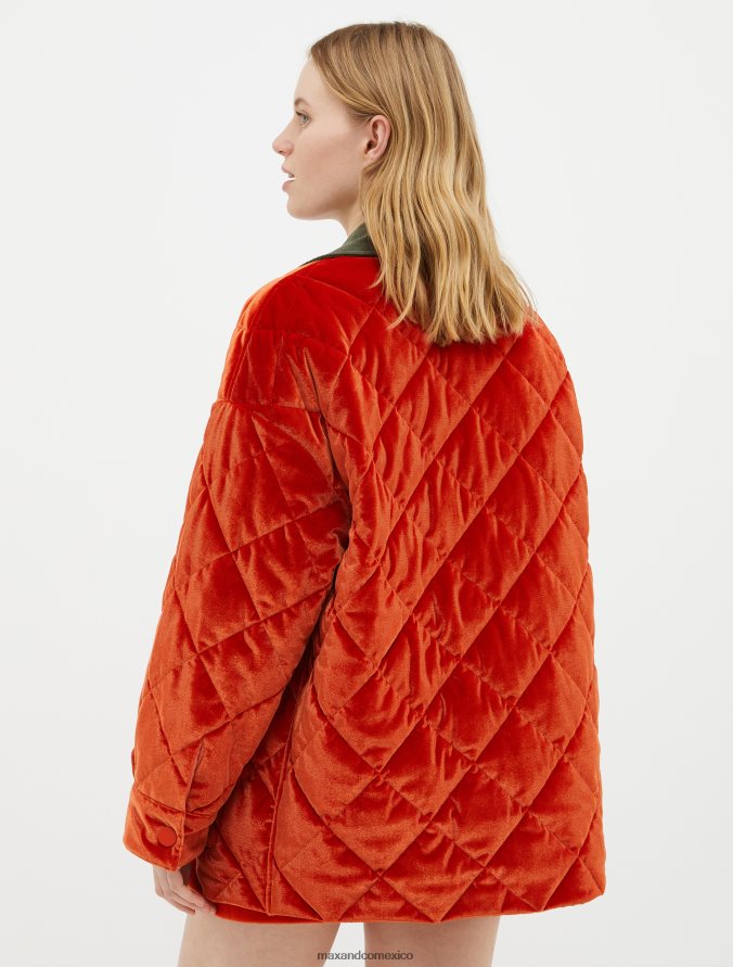 MAX&Co. mujer chaqueta acolchada reversible Z860B909 vestir naranja