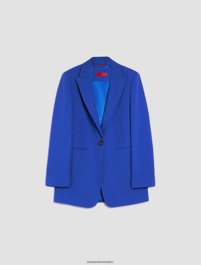 MAX&Co. mujer chaqueta de doble cara Z860B882 vestir azul chino