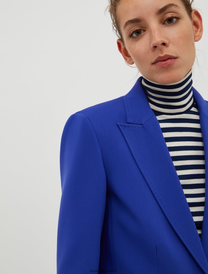 MAX&Co. mujer chaqueta de doble cara Z860B882 vestir azul chino