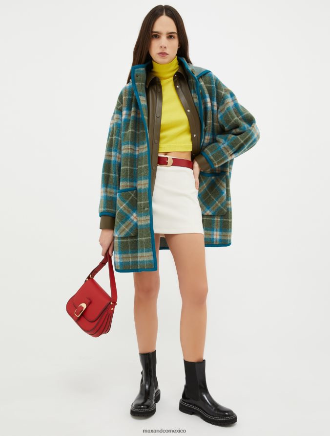 MAX&Co. mujer sobrecamisa de punto revestido Z860B293 vestir marrón