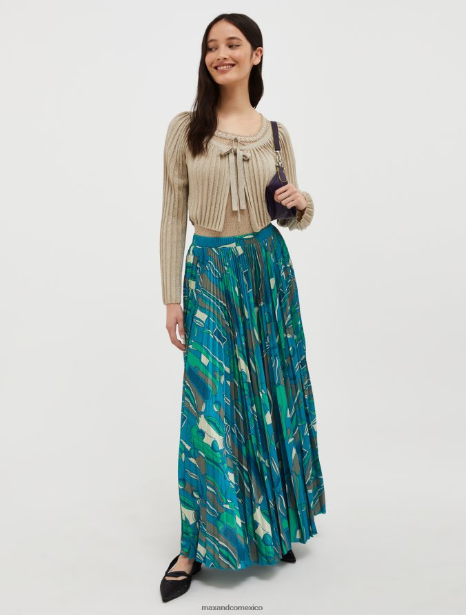 MAX&Co. mujer cárdigan corto de punto de lúrex Z860B328 vestir beige