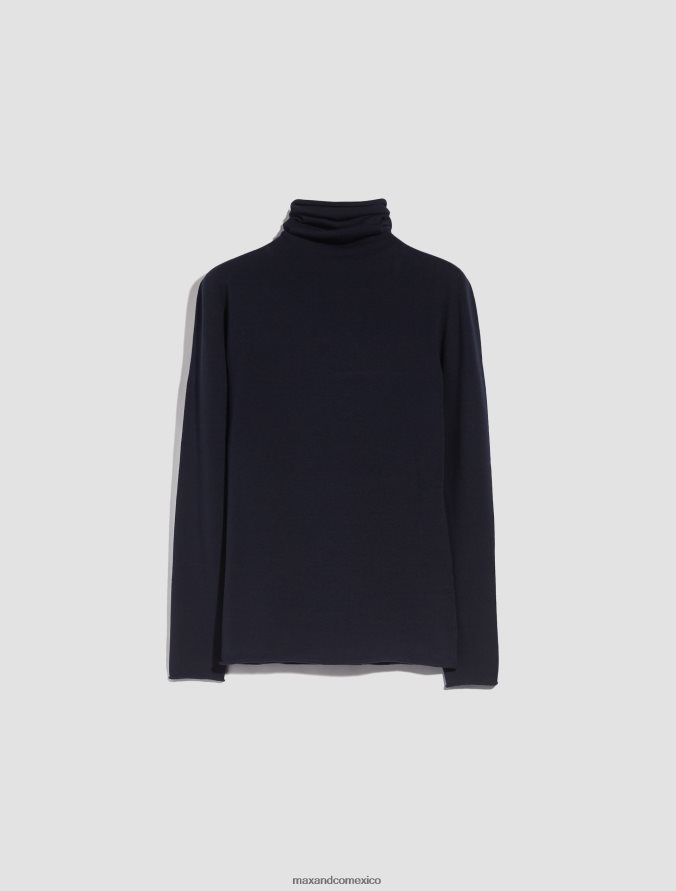 MAX&Co. mujer jersey de cuello alto Z860B399 vestir azul claro