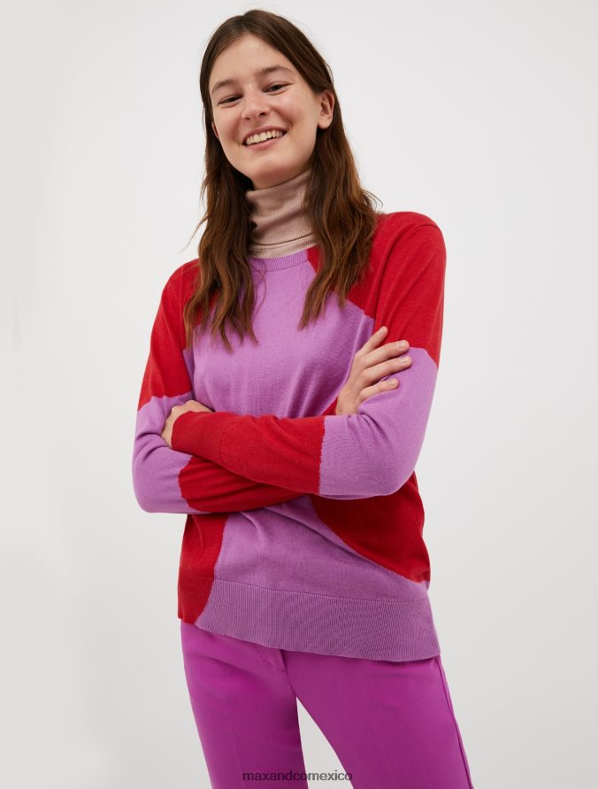 MAX&Co. mujer jersey de lunares Z860B396 vestir glicina