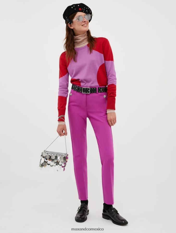 MAX&Co. mujer jersey de lunares Z860B396 vestir glicina