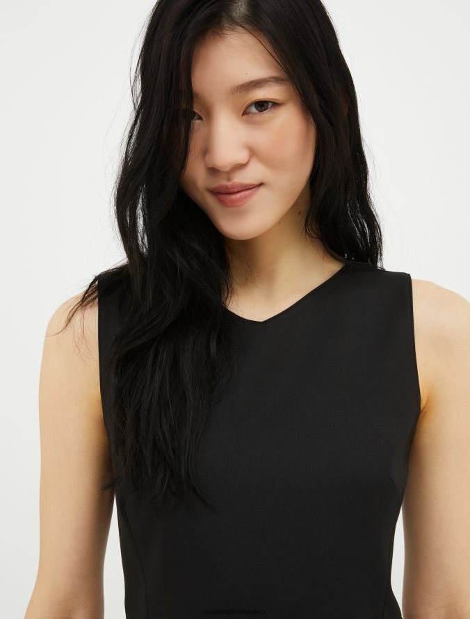 MAX&Co. mujer vestido tubo elástico Z860B47 vestir negro