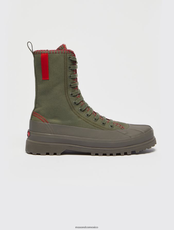 MAX&Co. mujer zapatillas altas superga Z860B956 zapatos verde caqui